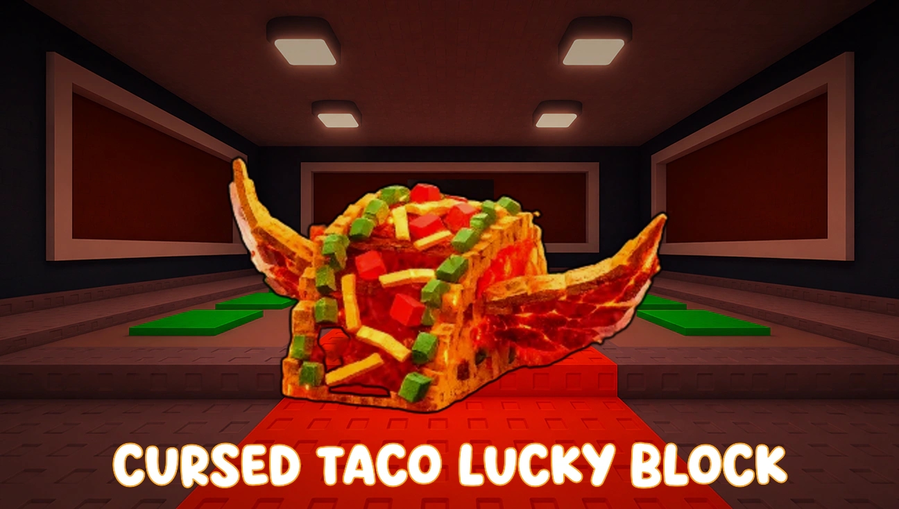Cursed Taco Lucky Block artwork