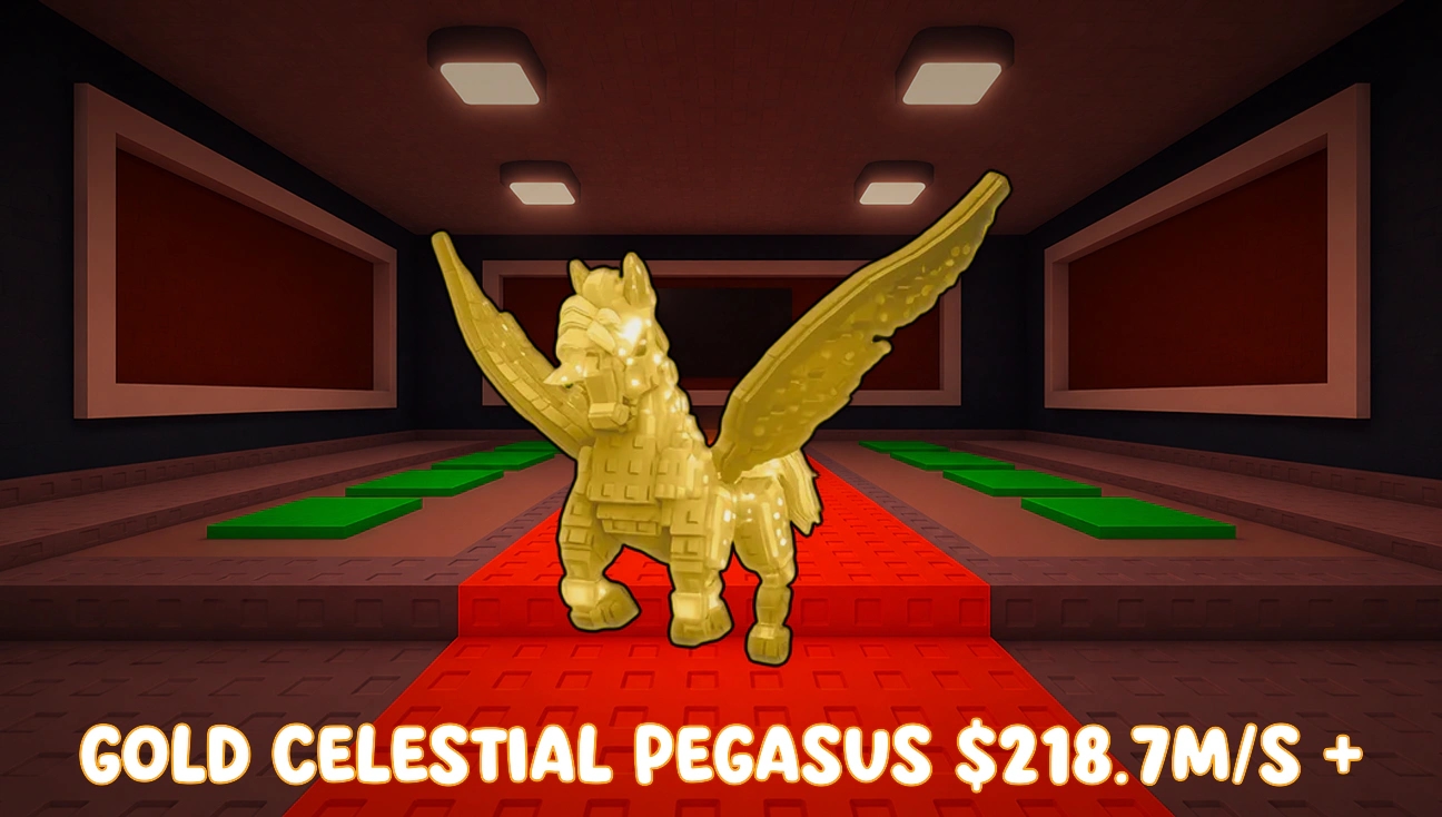 Gold Celestial Pegasus Approx. 218.7M/s artwork