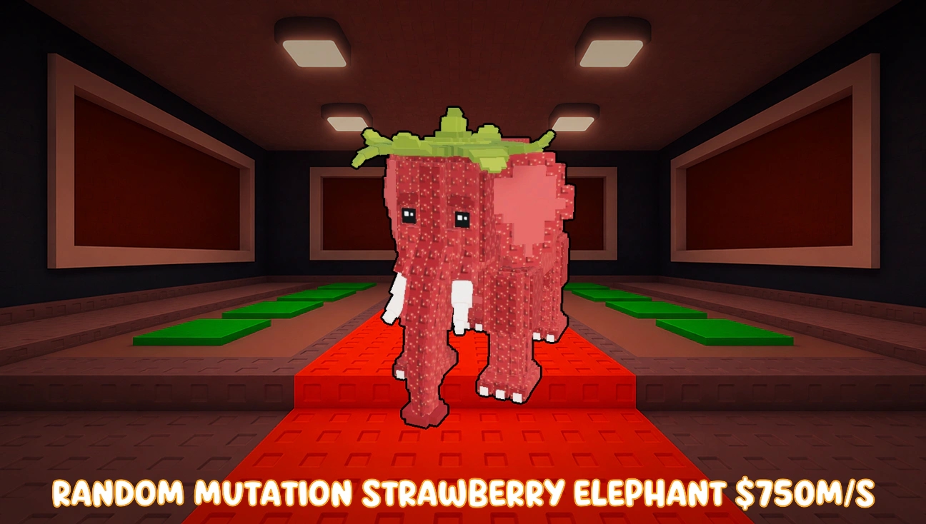 Random Mutation Strawberry Elephant Approx. 750M/s artwork