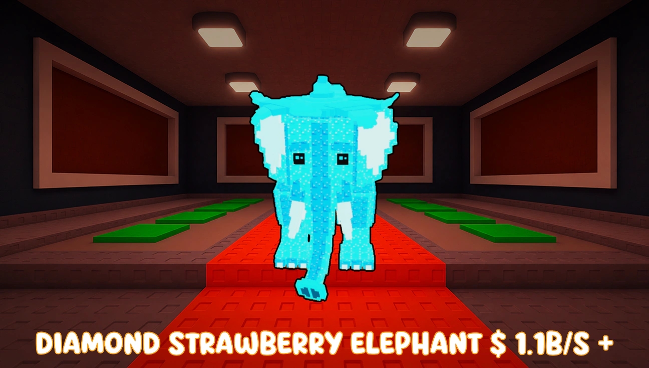 Diamond Strawberry Elephant Approx. 1.1B/s artwork