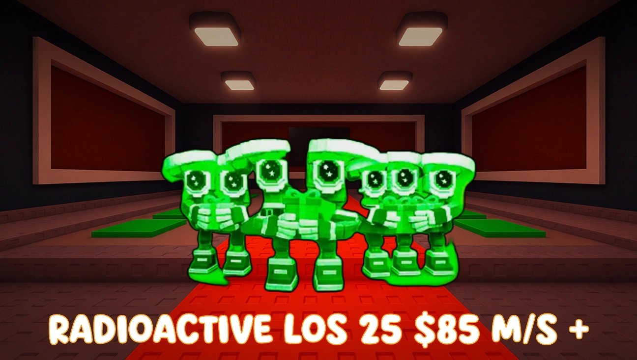 Radioactive Los 25 $85 M/s + artwork