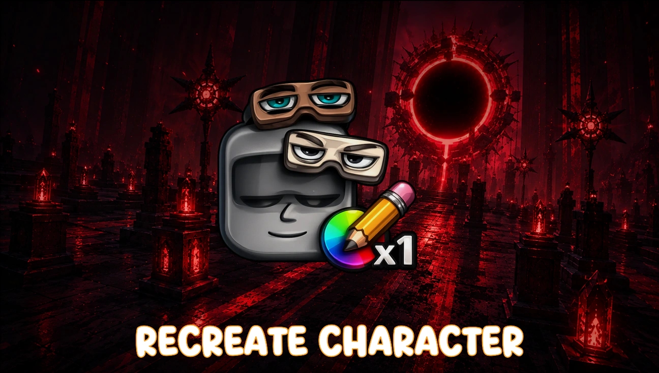 Recreate Character artwork