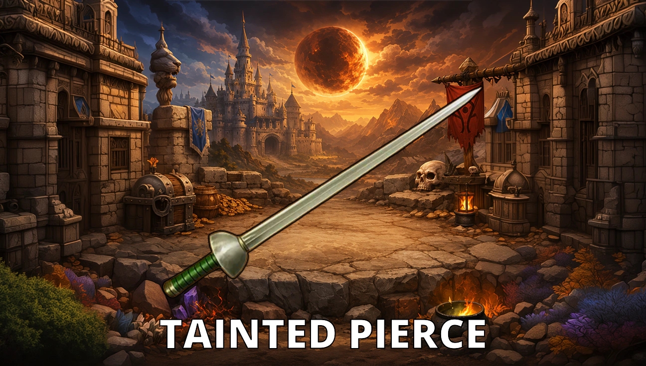 Tainted Pierce artwork