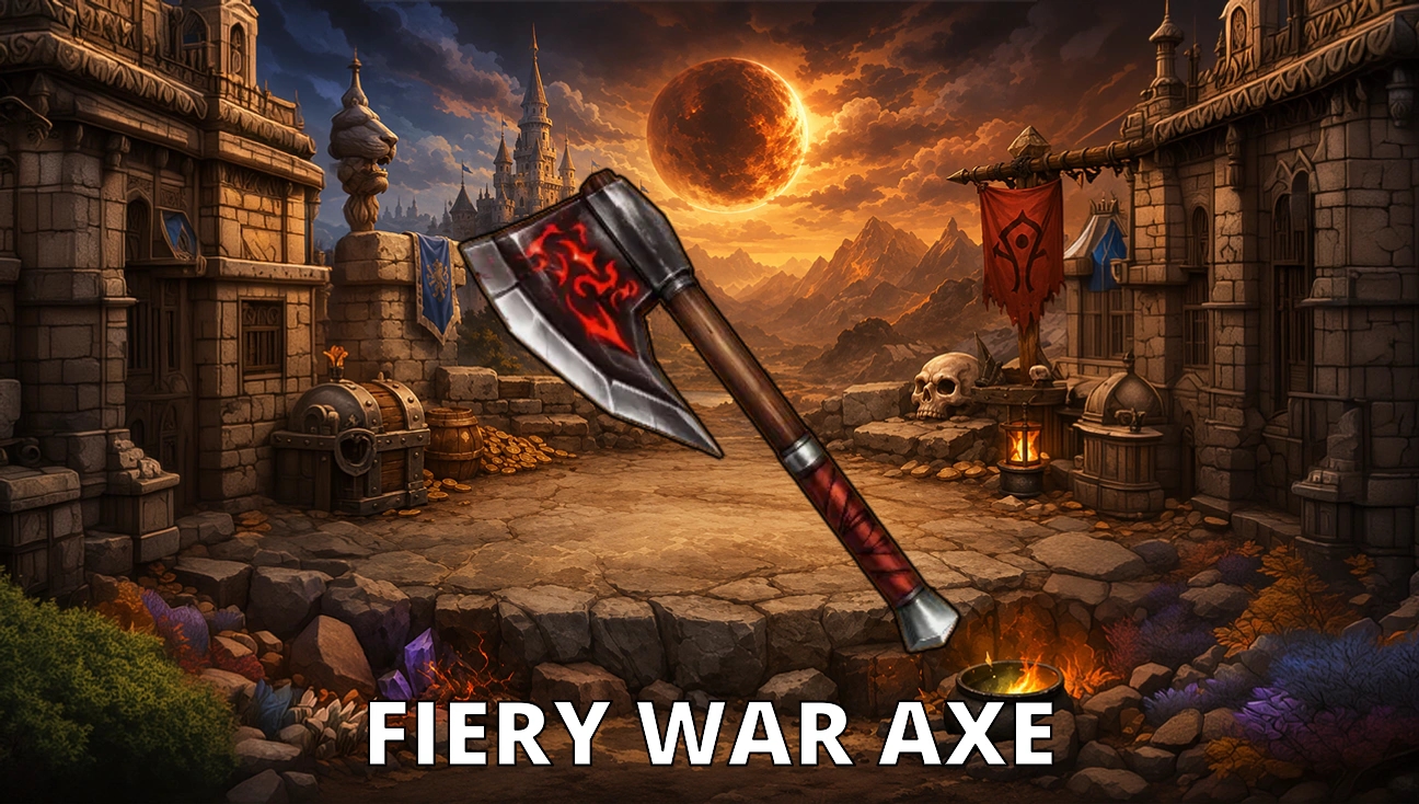 Fiery War Axe artwork