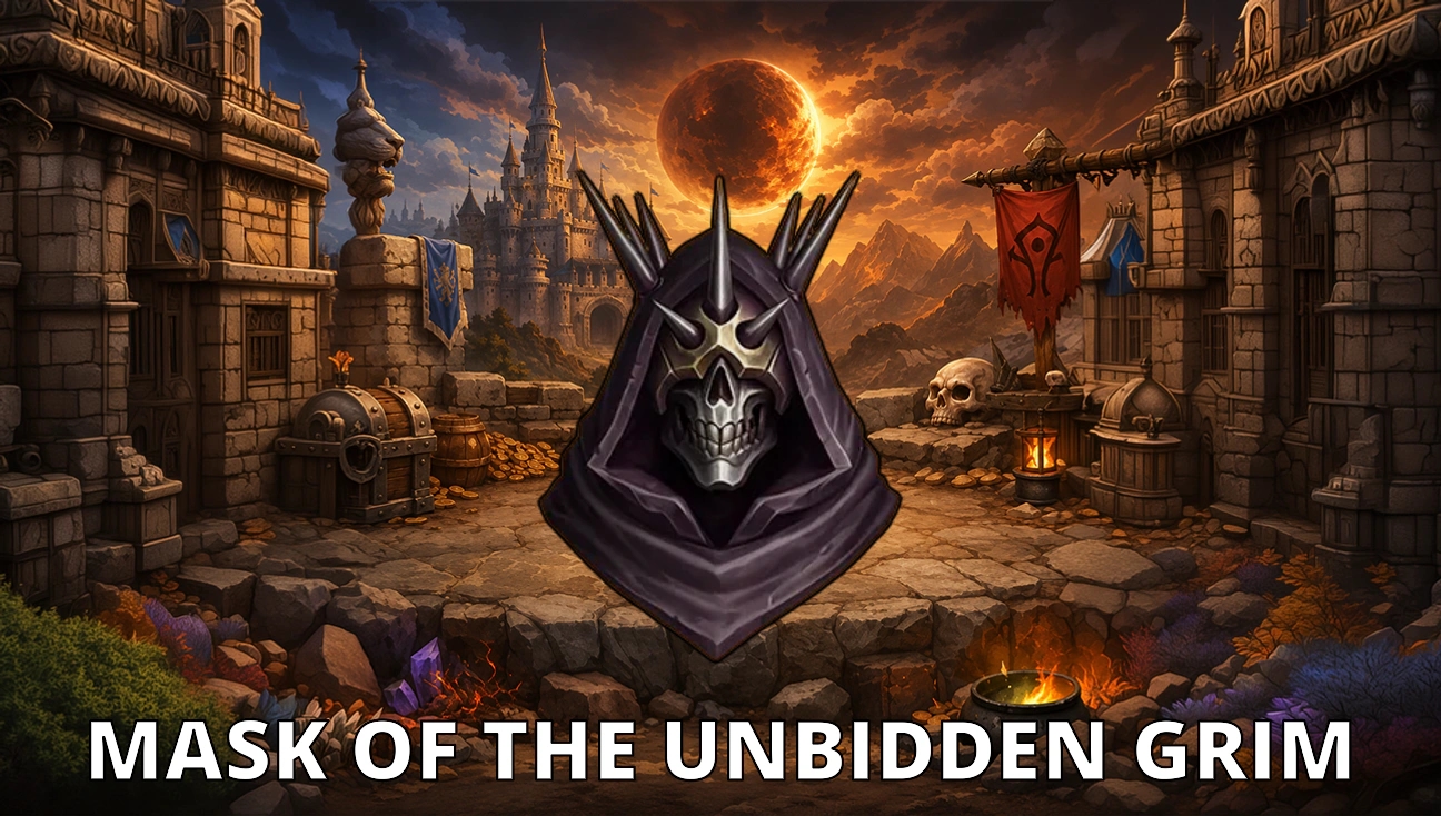 Mask of the Unbidden Grim artwork