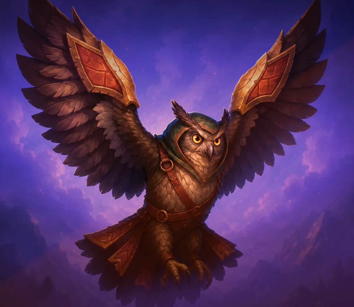 Druid Class Mount Boost – Moon-Kissed Feather artwork