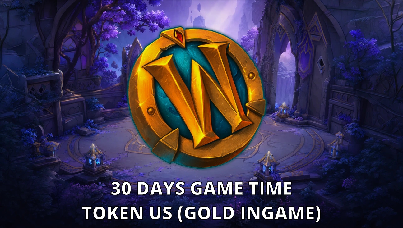 30 days Game Time Token US (gold ingame) artwork