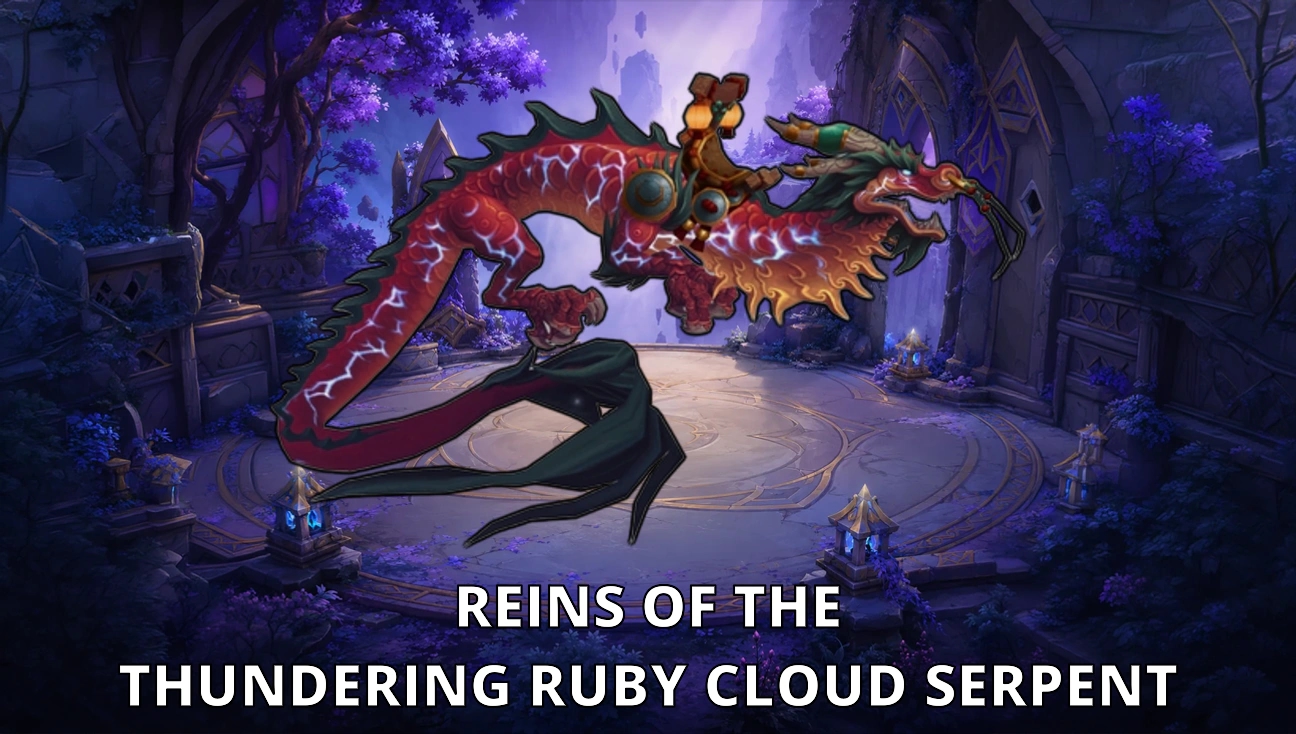 Reins of the Thundering Ruby Cloud Serpent artwork