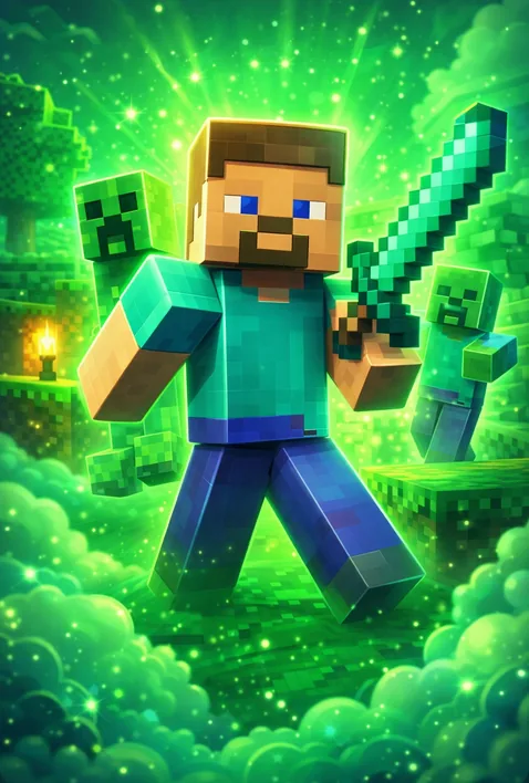 Minecraft cover art